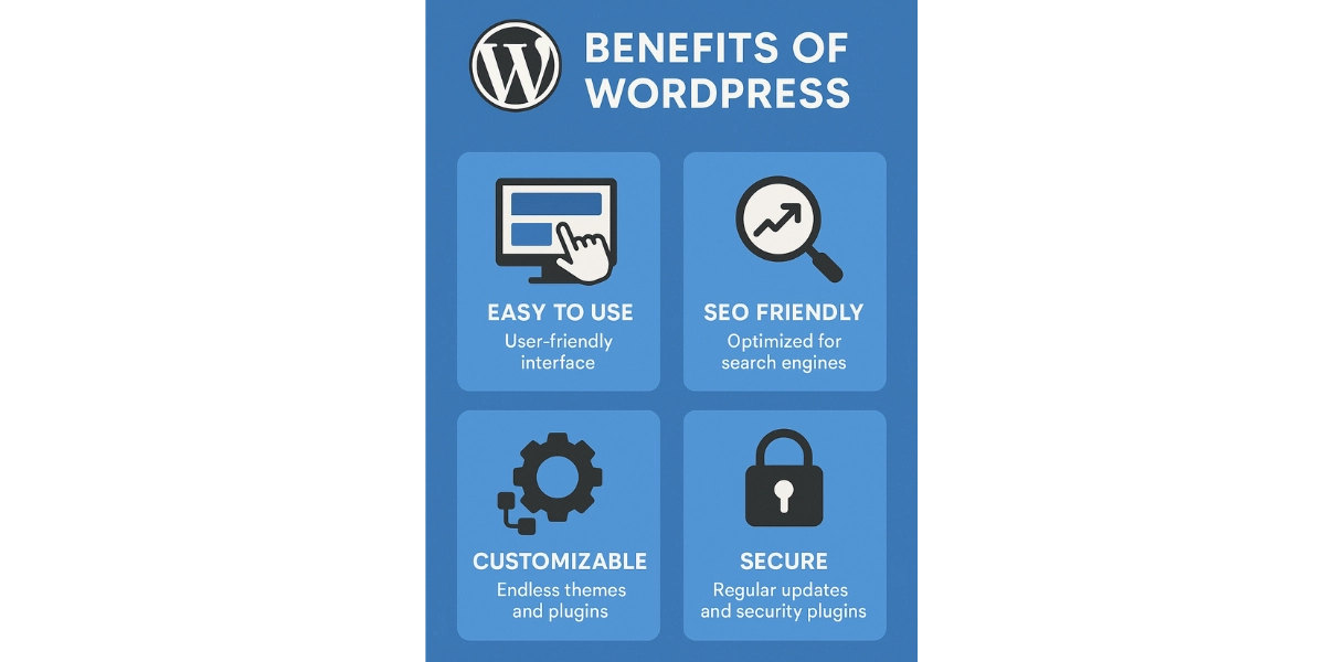 WordPress website development benefits Muscle Shoals Alabama