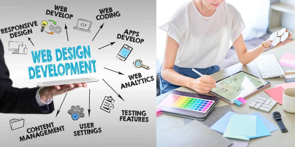 Professional web designer in Muscle Shoals Alabama creating custom website